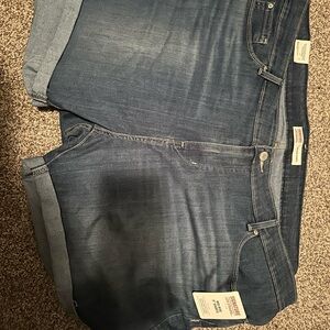 Dark Blue Denim Shorts. 2 PAIRS